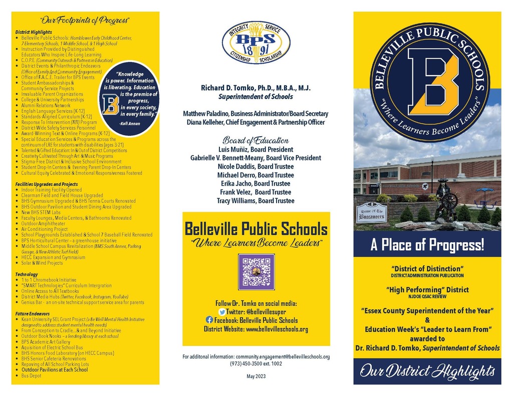 District Brochure for BPS